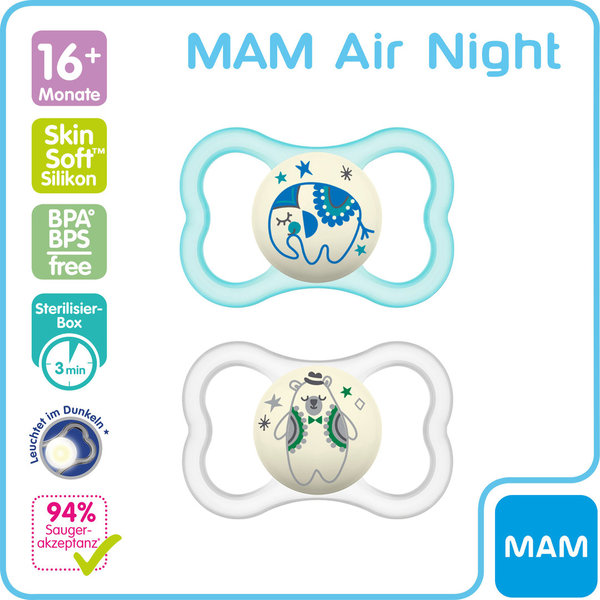 MAM Air Night Silikon 16+