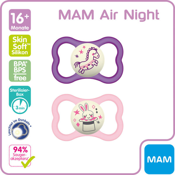 MAM Air Night Silikon 16+