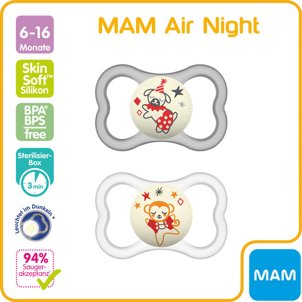 MAM Air Night Silikon 6-16