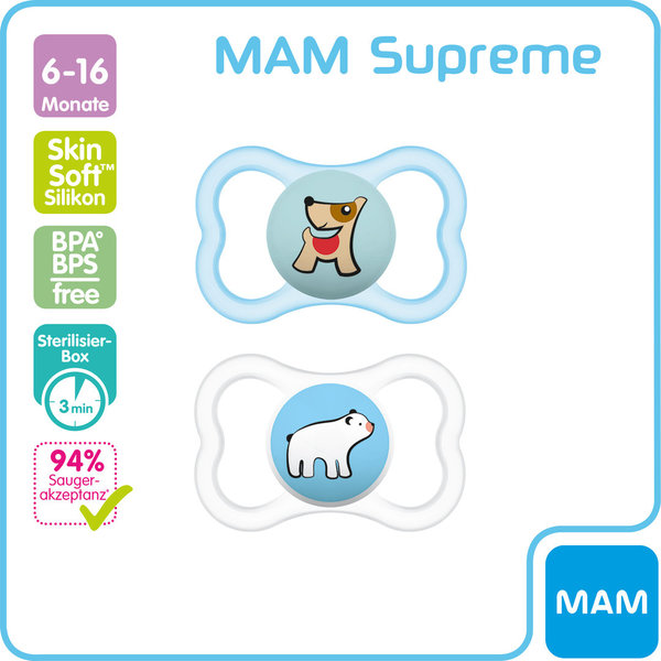 MAM Supreme Silikon 6-16