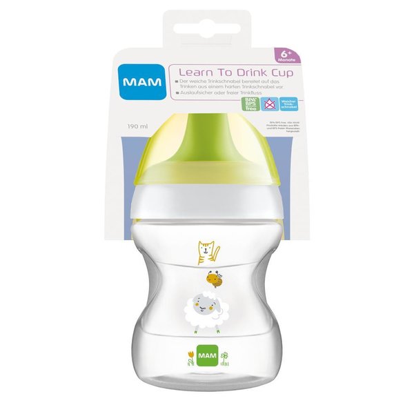 MAM Learn to Drink Cup Fashion 190 ml, 6+ Monate