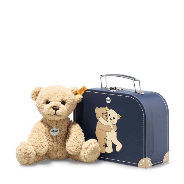 Steiff Teddybär Ben, 21cm beige im Koffer