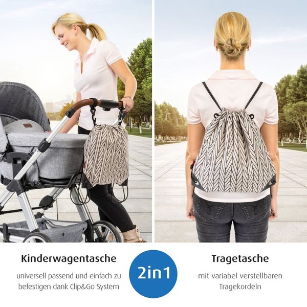 Reer Clip&Go Bag Kinderwagen-Einkaufsbeutel