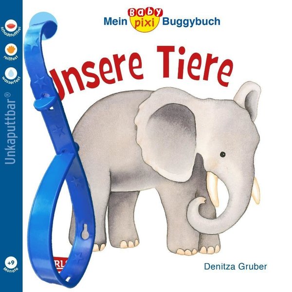 Baby Pixi Unkaputtbar 44: Mein Baby-Pixi Buggybuch: Unsere Tiere
