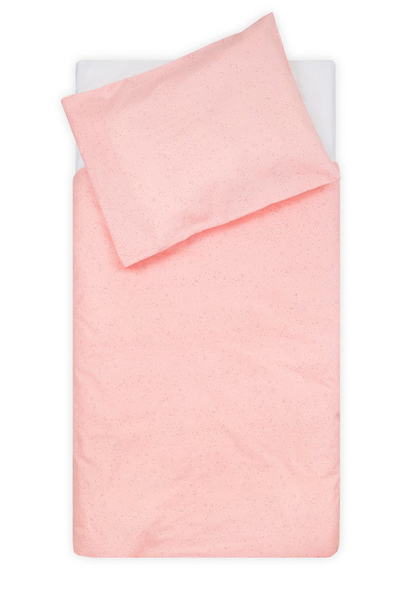 Jollein Bettwäsche-Sets Mini Dots, 100x135/140cm, Blush Pink